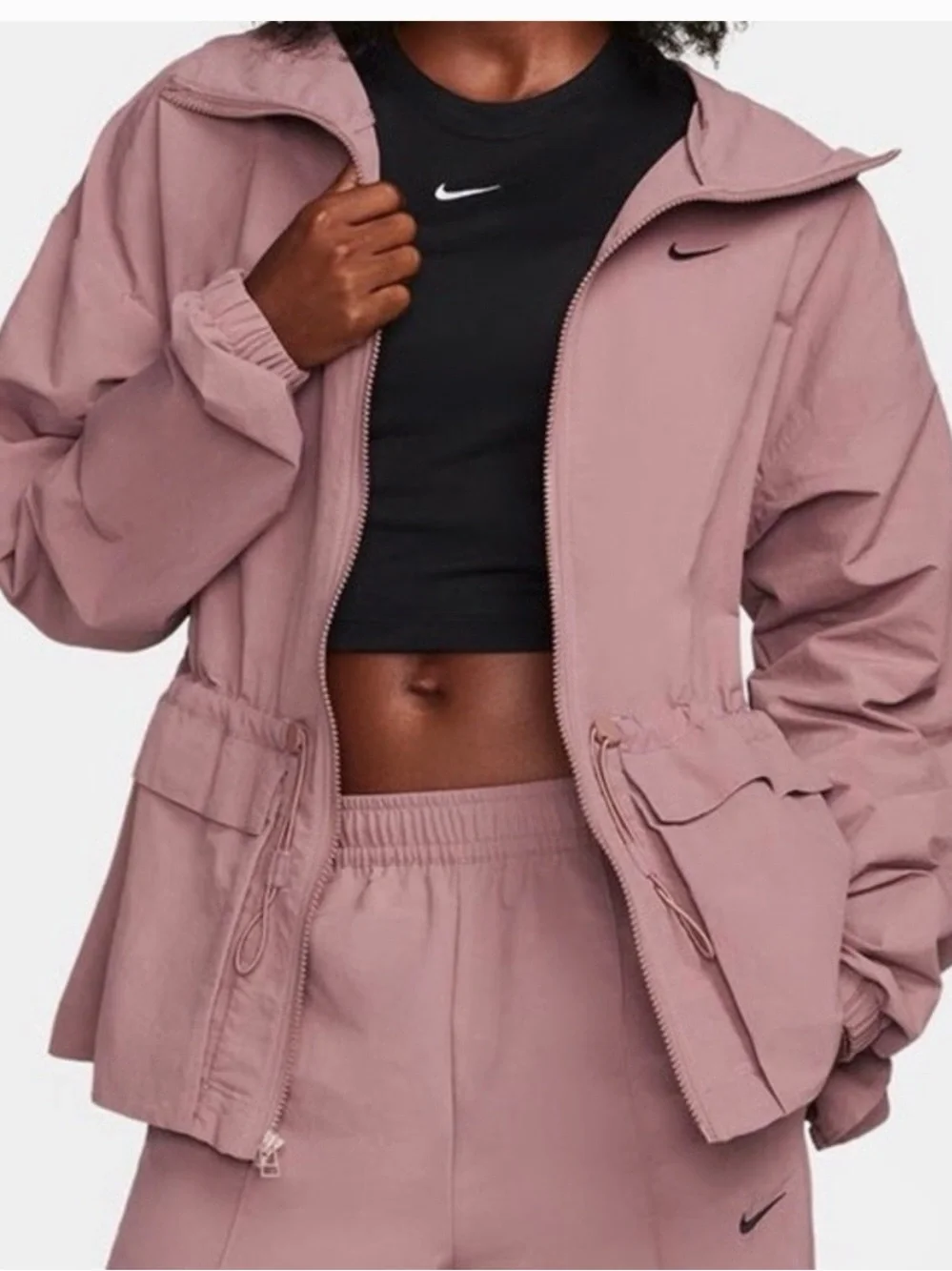 Nike Women’s Mauve Utility Windbreaker Jacket